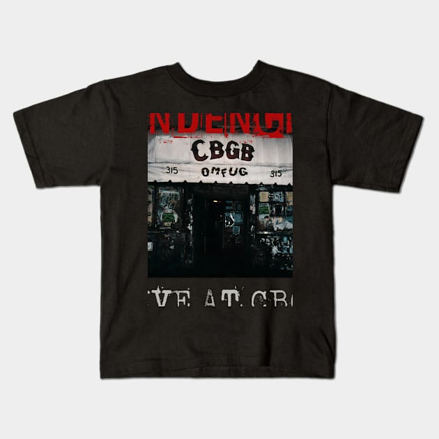 sucial tendencies live at cbgb Kids T-Shirt by kusuka ulis